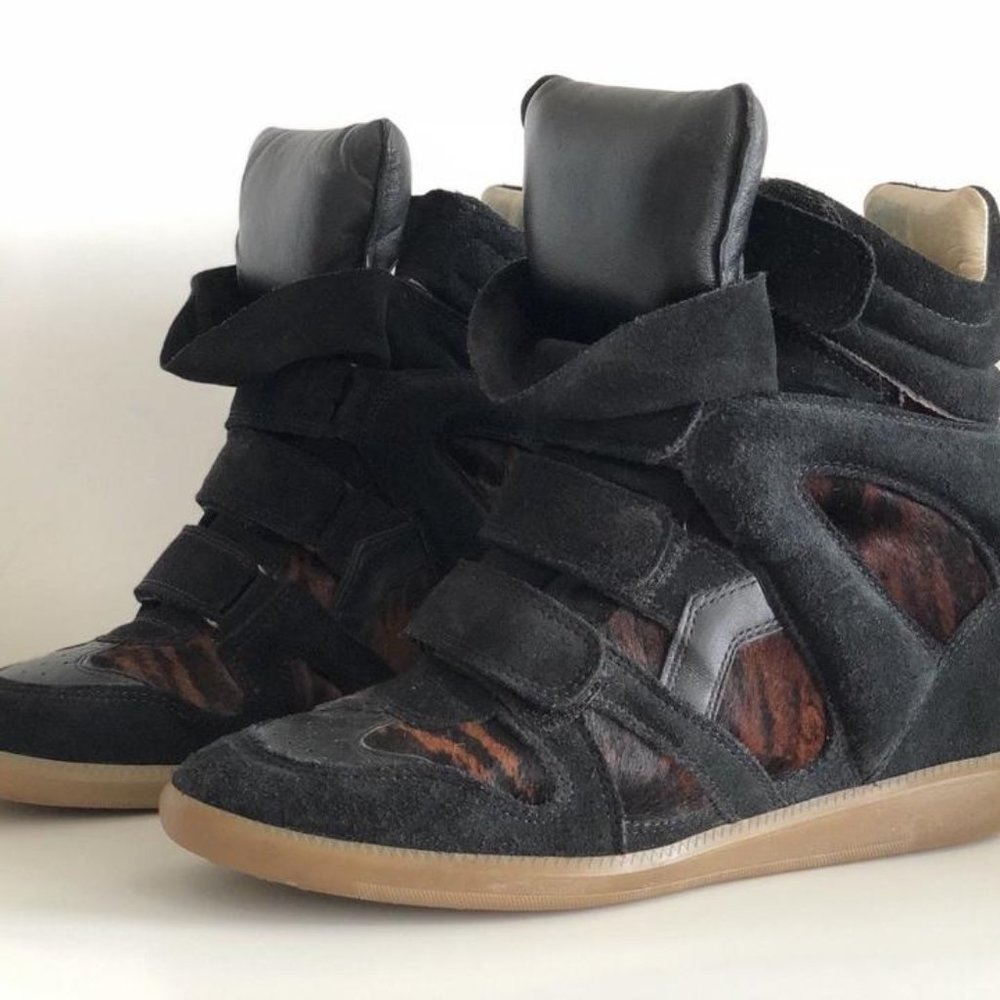 Isabel Marant Beckett Wedge Sneakers